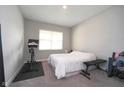 Simple bedroom with carpet and minimal furnishings at 11663 Winnower, Noblesville, IN 46060