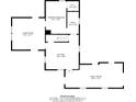 Layout of the first floor showing living room, primary bedroom, kitchen, and Gathering room at 5396 N 1000 E, Sheridan, IN 46069
