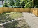 Spacious backyard with a new fence, perfect for outdoor activities and relaxation at 2423 E 13Th St, Indianapolis, IN 46201