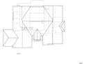 Detailed architectural plans showcasing the layout of the upper-level structure of this house at 320 Briar Hill Dr, Whiteland, IN 46184