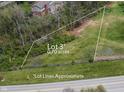 Aerial view of a 0.70 acre lot ready for construction at 1452 E Greyhound E Pass, Carmel, IN 46032