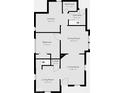 First floor plan showcasing a spacious layout with living spaces and bedroom at 1016 W 31St St, Indianapolis, IN 46208