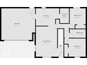 Detailed floorplan of the first floor, showcasing the layout of the main living areas at 6739 Westdrum Rd, Indianapolis, IN 46241