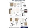 Quick move-in home package featuring kitchen appliances, lighting, flooring, and countertop samples at 19307 Winter Wheat Ln, Westfield, IN 46074