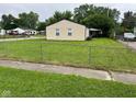 A quaint single-story house with a fenced backyard and two windows at 3302 N Butler Ave, Indianapolis, IN 46218