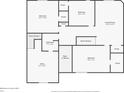 Second floor layout showing the bedrooms, bathrooms, and office space at 8380 Kolven Dr, Avon, IN 46123