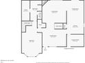 First floor layout showing the relationship between the living spaces at 8380 Kolven Dr, Avon, IN 46123