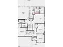 Second floor layout featuring primary suite, primary bath, loft, laundry, bedrooms 2, 3, & 4 and bath 2 at 1073 E Valley Oak Ct, Mooresville, IN 46158