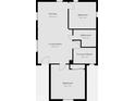 Layout showcasing the bedroom, bathroom, living room, furnace room, and kitchen in 2D rendering at 2426 Lasalle St, Indianapolis, IN 46218