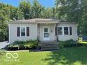Charming single-story home with a well-maintained lawn and tidy landscaping at 249 Ohio St, Franklin, IN 46131