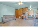 Comfortable living area with view to a partitioned space at 6349 S Harding St, Indianapolis, IN 46217