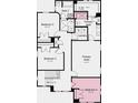 Detailed floor plan showcasing the layout of the second floor with primary suite and three bedrooms at 9124 Anthem Ave, Plainfield, IN 46168