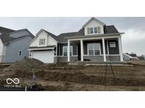 Inviting craftsman-style home featuring stone accents, white trim, and a welcoming front porch at 798 Leila Mae Ln, Westfield, IN 46074