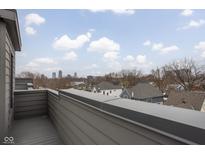 Rooftop deck offering city skyline views at 1825 N New Jersey St, Indianapolis, IN 46202