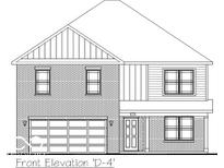 Two-story home with brick and siding exterior, attached garage, and simple design at 1350 Foxtail Ln, Greenwood, IN 46143