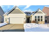 Beautiful Craftsman style home with a two-car garage and stone accents at 1128 Sorrell Pass, Greenwood, IN 46143