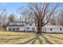 Ranch house with detached garage and large backyard at 6346 E County Road 100 S, Avon, IN 46123