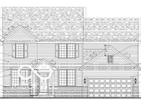 Two-story house with a two-car garage and brick facade at 18920 Seaforth Way, Westfield, IN 46074