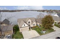 Brick house on the lake with a spacious lot and amazing views at 3150 Beach Blvd, Cicero, IN 46034