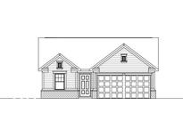 Two-story home with a two car garage and front door at 1902 Black Oak Dr, Shelbyville, IN 46176