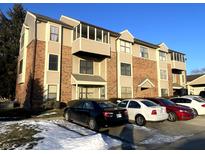 Brick apartment building with ample parking at 1763 Wellesley Ln # 3G, Indianapolis, IN 46219