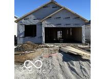Exterior of a home under construction with a focus on framing and preparation for the facade at 1091 Tomahawk Pl, Martinsville, IN 46151