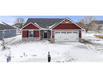 Charming single-Gathering home with a two-car garage and a well-manicured lawn, perfect for suburban living at 5147 Gerhing Dr, Indianapolis, IN 46239