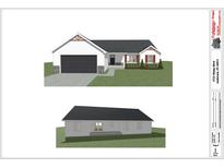 A charming single-story home featuring a symmetrical facade and a two-car garage at 4723 Malus Blvd, Anderson, IN 46011