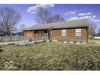 Charming single-story home featuring a practical ramp for easy access at 8357 Banyan Ln, Indianapolis, IN 46237