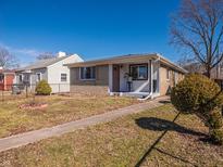 Charming single-story home featuring a textured brick facade and a well-maintained front yard at 2333 Villa Ave, Indianapolis, IN 46203
