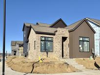 Charming new construction home with brick and siding exterior details and professionally landscaped yard at 1668 Carrollton Rail Dr, Westfield, IN 46074