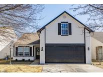 Charming two-story home featuring a modern design and a well-maintained front yard at 2361 Salem Park Ct, Indianapolis, IN 46239