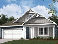 Charming single-Gathering home showcasing craftsman-style details and a two-car garage at 5874 Sleighbell Dr, Greenwood, IN 46143