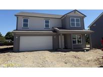 Charming two-story home with an attached two-car garage and craftsman-style details at 24517 Wallace St, Sheridan, IN 46069