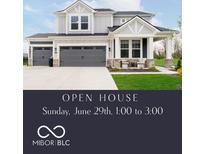 Charming two-story home featuring a three-car garage and a cozy front porch at 7158 Sugar Maple Ln, Brownsburg, IN 46112
