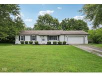 Charming home featuring white siding, a well-maintained lawn, and tasteful landscaping at 431 Fox Cir, Noblesville, IN 46060