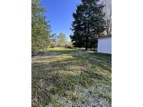 Large backyard area featuring mature trees and ample space for outdoor activities at 8950 E 45Th St, Indianapolis, IN 46226