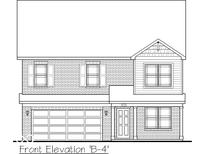 Classic two-story home with brick facade and a welcoming covered entrance at 1310 Foxtail Ln, Greenwood, IN 46143