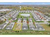 Desirable community featuring well-maintained homes surrounding a tranquil pond and green spaces at 3354 Johns Way, Greenwood, IN 46143
