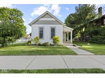Charming single-story home with well-maintained lawn and inviting curb appeal at 170 W Broadway St, Greenwood, IN 46142