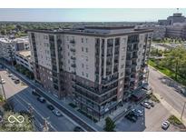 Beautiful condo building exterior with balconies, street views, and convenient parking at 435 Virginia Ave # 108, Indianapolis, IN 46203