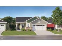 Charming single-Gathering home with a two-car garage and a well-maintained lawn at 647 Bridgeman Rd, Avon, IN 46123