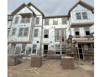 New two-story townhome is being constructed, featuring a balcony and large windows for plenty of natural light at 7343 Bayview Run # 11-604, McCordsville, IN 46055