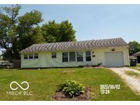 Charming single-story home featuring a well-maintained lawn and a one-car garage at 26 Crescent Ct, Chesterfield, IN 46017