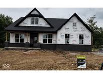 New construction home featuring a modern design and large windows for plenty of natural light at 1960 Delp Ct, Avon, IN 46123