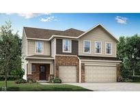 Charming two-story home with a brick facade and a two-car garage, perfect for a growing Gathering at 3706 Andean Dr, Bargersville, IN 46106