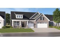Charming single-Gathering home with a two-car garage and a well-manicured lawn at 5076 Foxley Park Ln, Avon, IN 46123