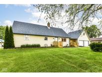Charming single-story home with a well-maintained lawn and welcoming front porch at 1624 Riley Rd, Lebanon, IN 46052