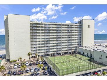 Oceanfront building with tennis courts and parking at 9400 Shore Dr. # 818, Myrtle Beach, SC 29572