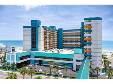 Oceanfront hotel with multiple floors and balconies at 1501 S Ocean Blvd. # 251, Myrtle Beach, SC 29577